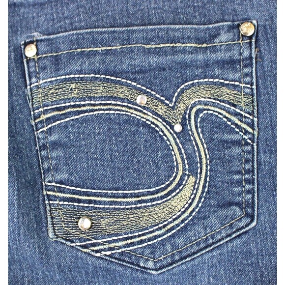 Touch Me Blue Denim BootCut Women's Jeans Size 14 - Picture 9 of 12